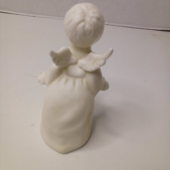 Schmid Bros Kissing Angel White Porcelain Nativity Figurine Vintage 1950s - Picture 10 of 15